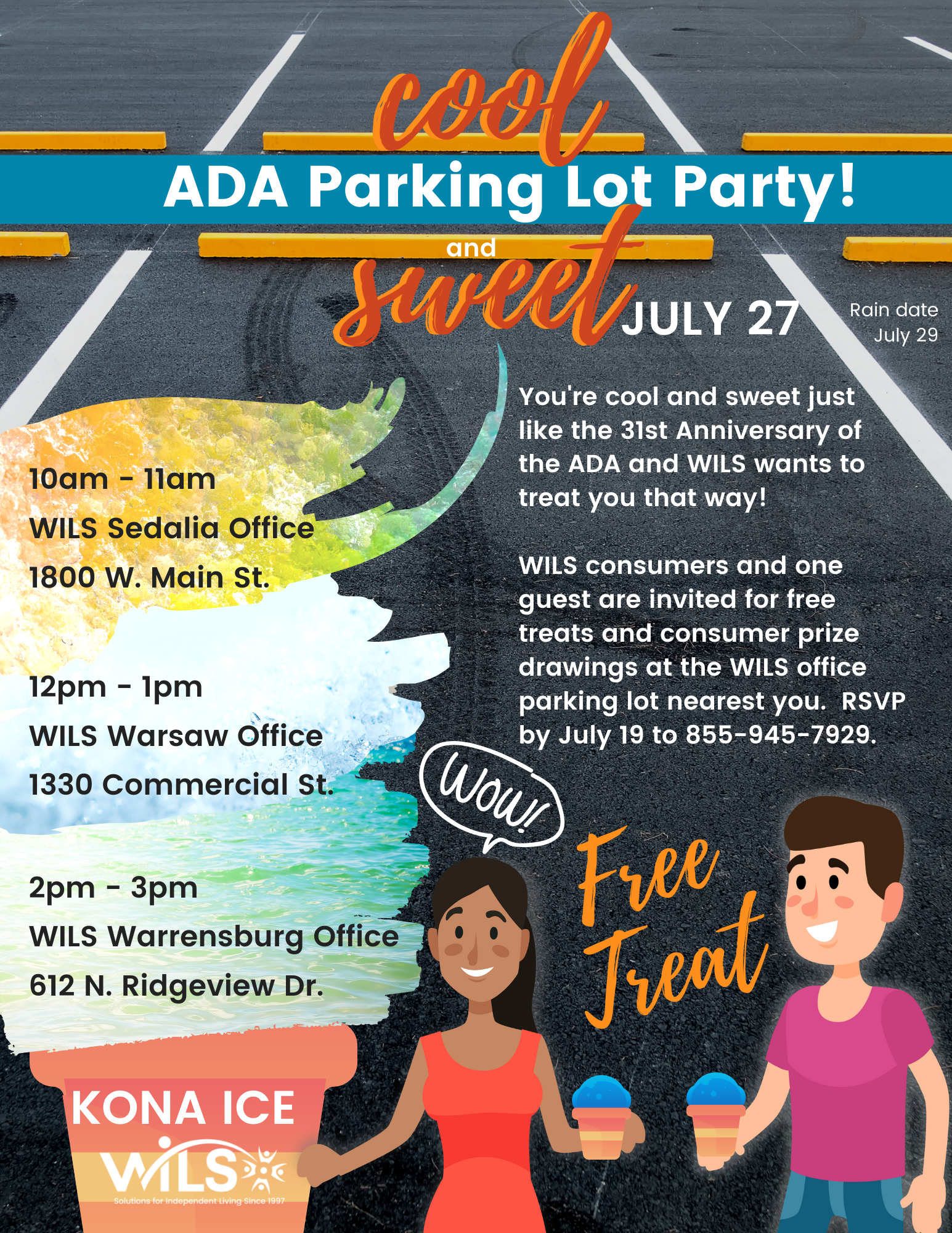 ADA Celebration - WILS Parking Lot Parties @ WILS offices