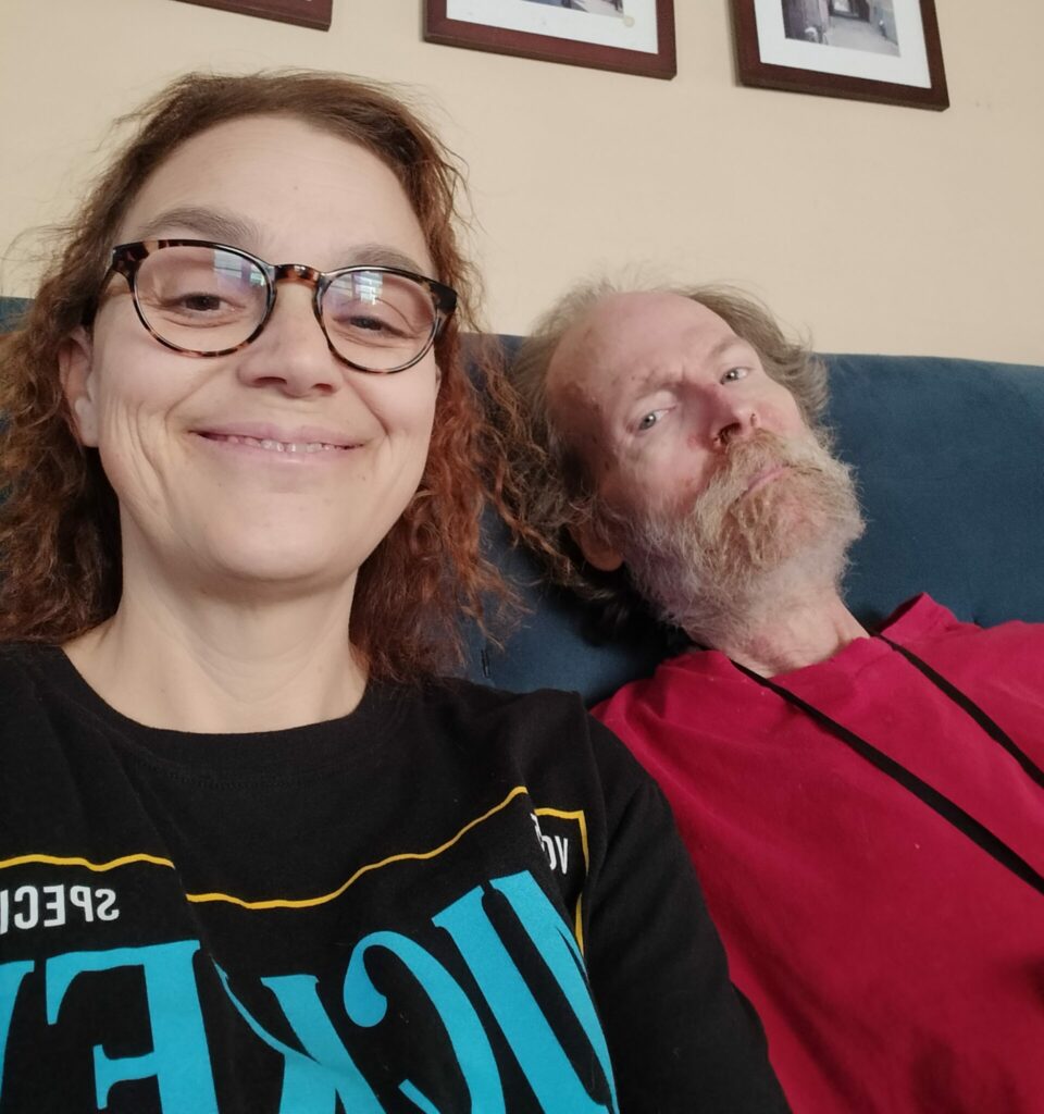 Gregory and his Personal Care Attendant, Becky