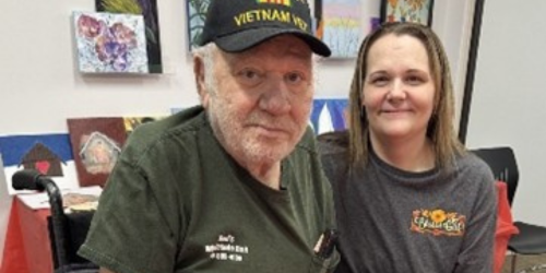 Veterans Alfred aka Bud Julian and daughter