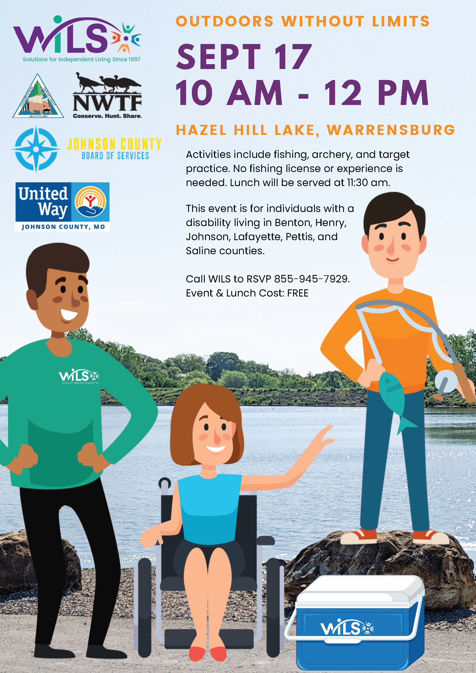 Outdoors Without Limits @ Hazel Hill Lake