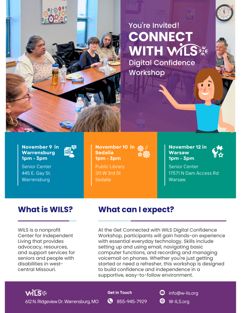 Digital Confidence Workshop - Warrensburg @ Warrensburg Senior Center